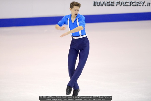 2013-03-02 Milano - World Junior Figure Skating Championships 0327 Antonio Panfili ITA